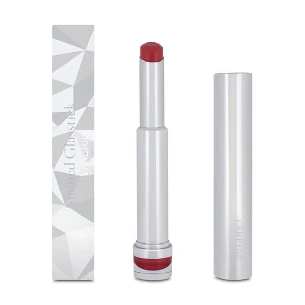 Laneige Pink Lipstick Stained Glass No.4 Pink Sapphire Bold Lip Definition 1.9g