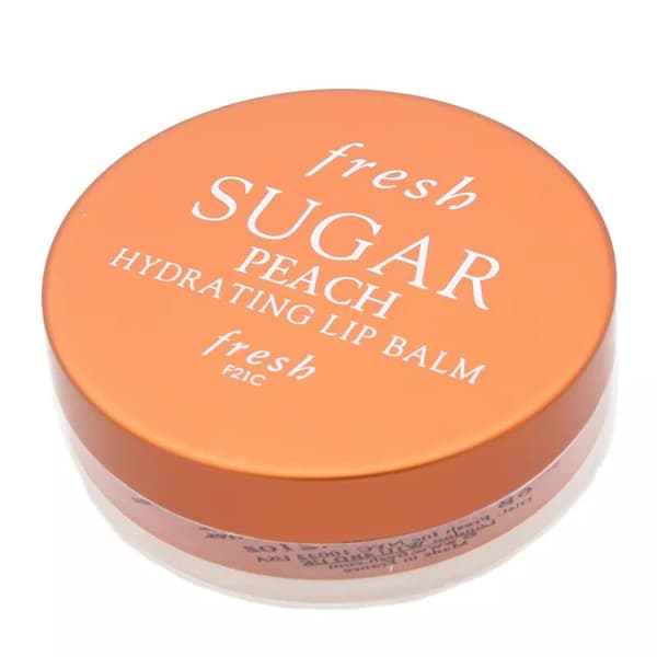 Fresh Sugar Lip Balm Peach Hydrating Lip Treatment Dry Lips Soothing Nourishing