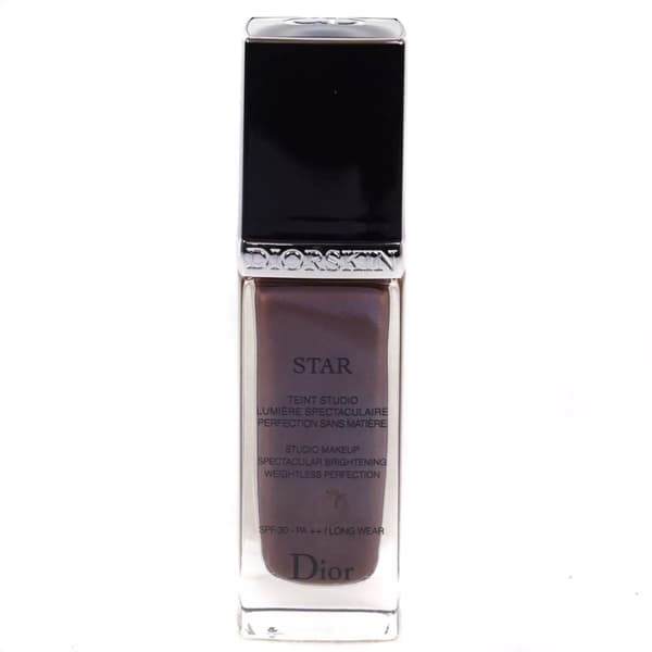 Dior Dark Brown Foundation Diorskin Star Teint Studio Makeup 080 Ebony -