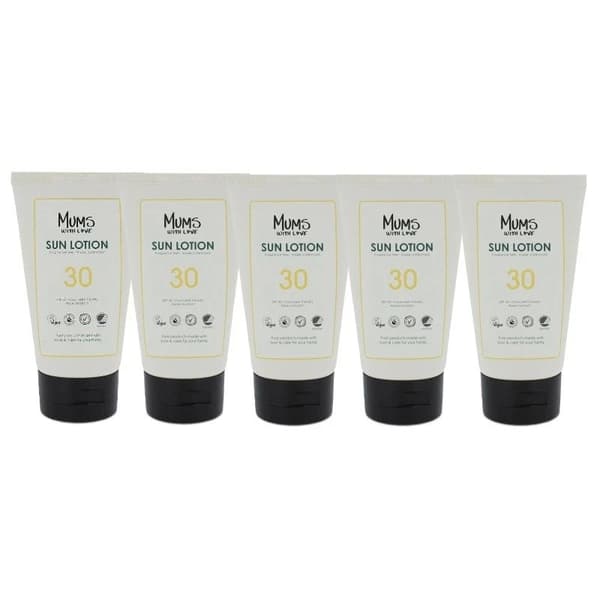 Sun Lotion SPF30 UVA & UVB Sunscreen Protection Cream Mums With Love 150ml x 5