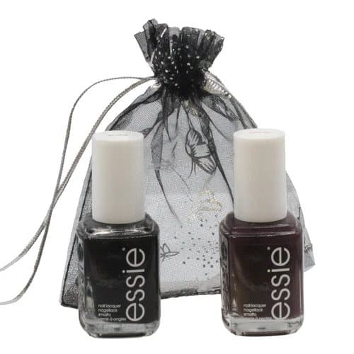 Essie Black Nail Polish Gift Set Carry On 104 Plum Nail Varnish 88 Licorice