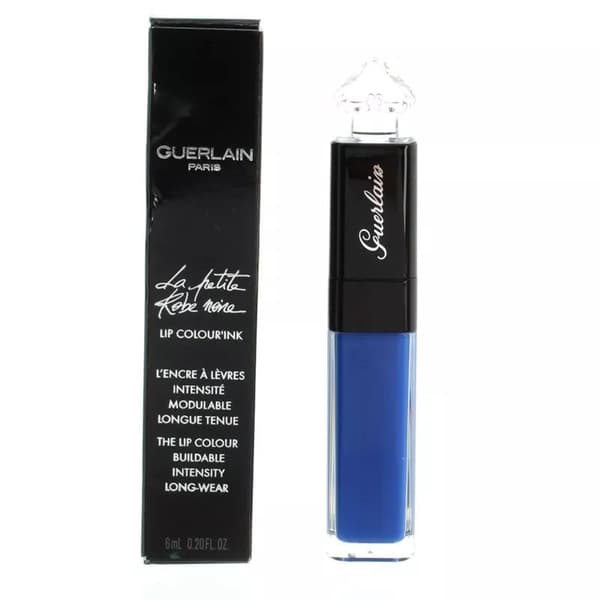 Guerlain Blue Lipstick Liquid La Petite Robe Noire Ink L101 Adventurous