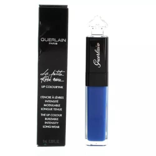 Guerlain Blue Lipstick Liquid La Petite Robe Noire Ink L101 Adventurous