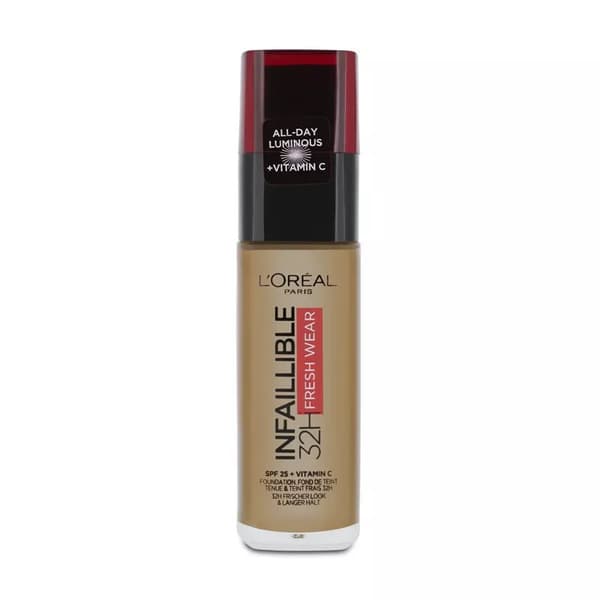 L’Oreal Infallible 32H Fresh Wear Foundation Transfer-Proof 365 Deep Golden