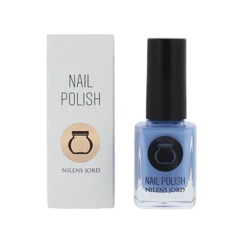 Nilens Jord Nail Polish No 6611 Blue Sky Long Last Shiny Matte Coat Nail Varnish