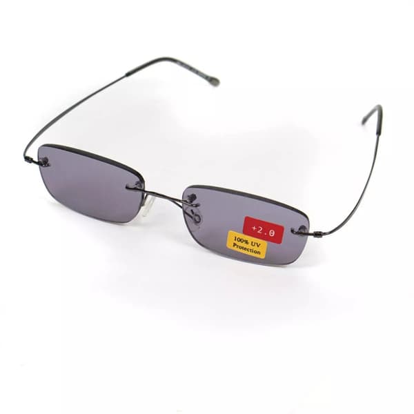 Cheap Reading Glasses +2.0 Clear & Medium Tint 2 Pair Pack - Lightweight -