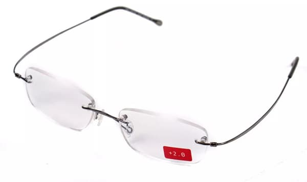 Cheap Reading Glasses +2.0 Clear & Medium Tint 2 Pair Pack - Lightweight -
