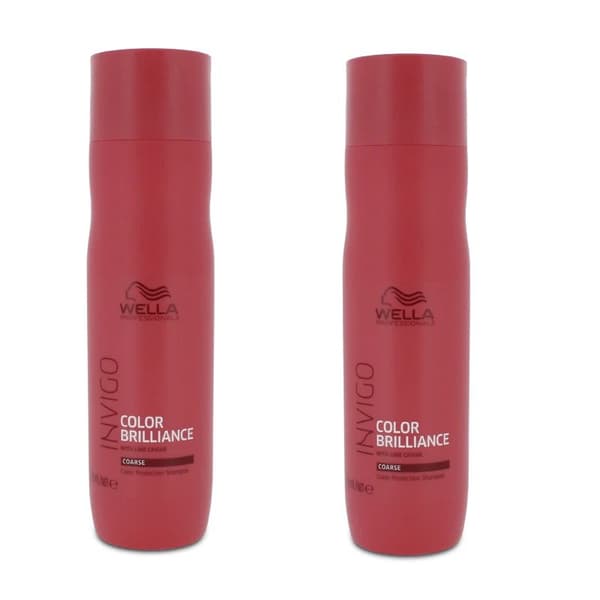 Wella Shampoo Invigo Color Brilliance Coarse Color Protection 2x Bottles 250ml