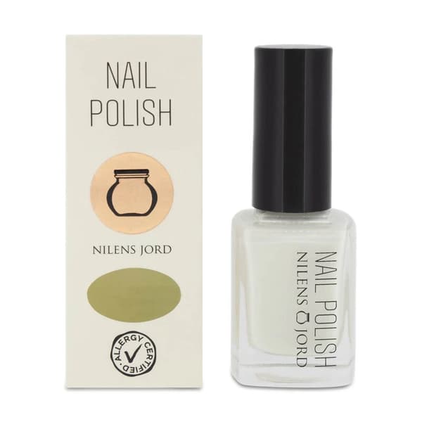 Nilens Jord Blue Nail Polish No 663 Kiwi Nail Varnish Long Lasting Wide Brush