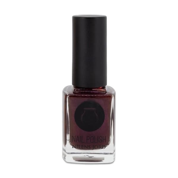 Nilens Jord Red Nail Polish No 6604 Blackberry Nail Varnish Wide Brush