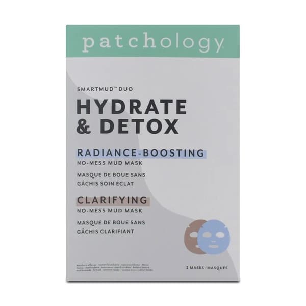 Patchology Face Mask Smartmud Duo Hydrate & Detox 2 Mud Masks