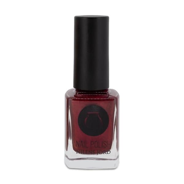 Nilens Jord Red Nail Polish No 6605 Cabaret Nail Varnish Long Lasting Wide Brush