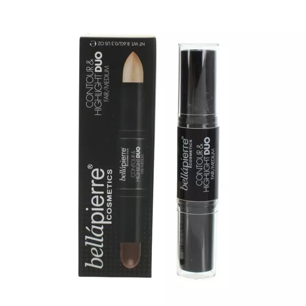 BellaPierre Contour & Highlight Duo Fair/Medium Face Highlighter Contour Kit