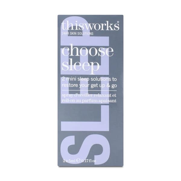 This Works Deep Sleep Pillow Spray 5ml & Stress Check Roll-On 5ml Sleep Aid