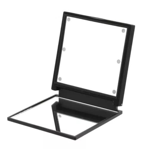 Flo Mirror LED Lights Black - Ladies Makeup Travel Mirror