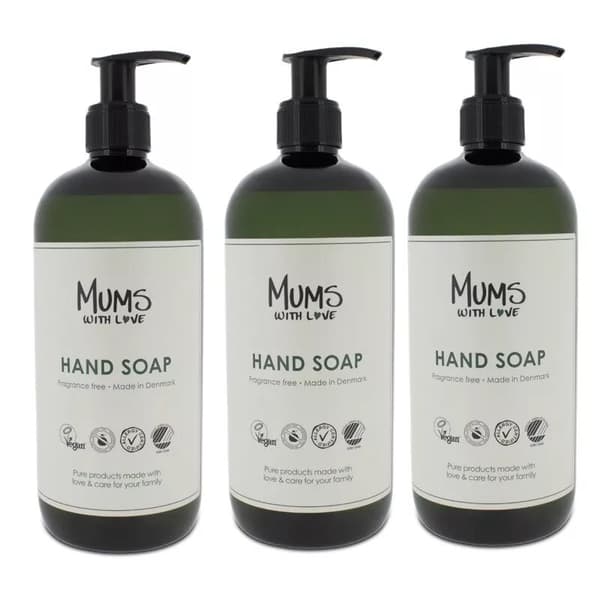 Hand Soap Fragrance Free 500ml x 3 By Mums With Love