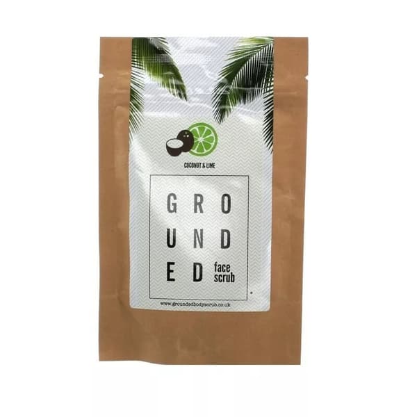 Coconut Face & Lip Scrub Coffee Body Scrub Pre Tan Exfoliator Kit By Grounded