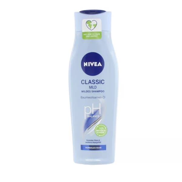 Nivea Shampoo 250ml x 3 Classic Mild Ph Balance Silicon Free Normal Hair