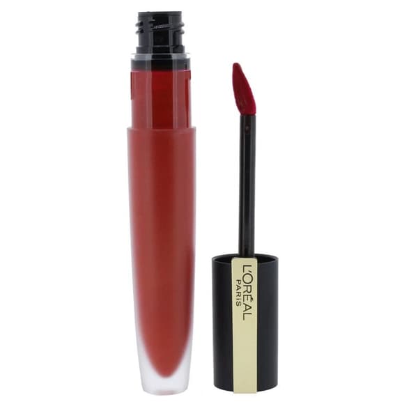 L’Oreal Red Liquid Lipstick Rouge Signature Lip Stain 115 I Am Worth It