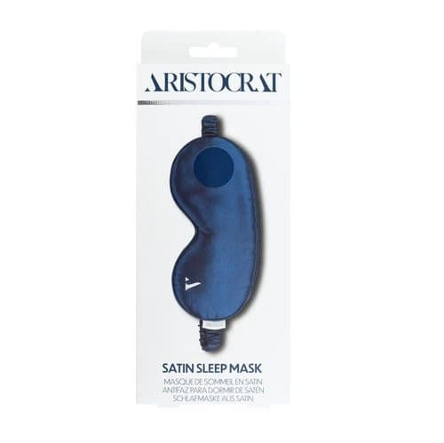 Aristocrat Satin Sleep Mask Blue Eye Cover Blackout Blindfold