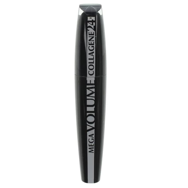 Loreal Paris Black Mascara Mega Volume Collagene 24H 9ml Full Size -