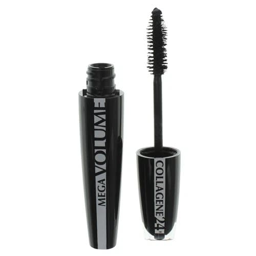Loreal Paris Black Mascara Mega Volume Collagene 24H 9ml Full Size -