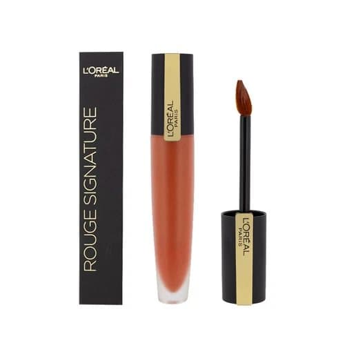 L’Oreal Red Liquid Lipstick 130 Amaze Rouge Signature Long Last Glossy Colour