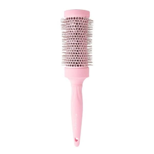 Brushworks Pink Hair Brush Ceramic Round Blowdry Hairbrush Medium - Pink