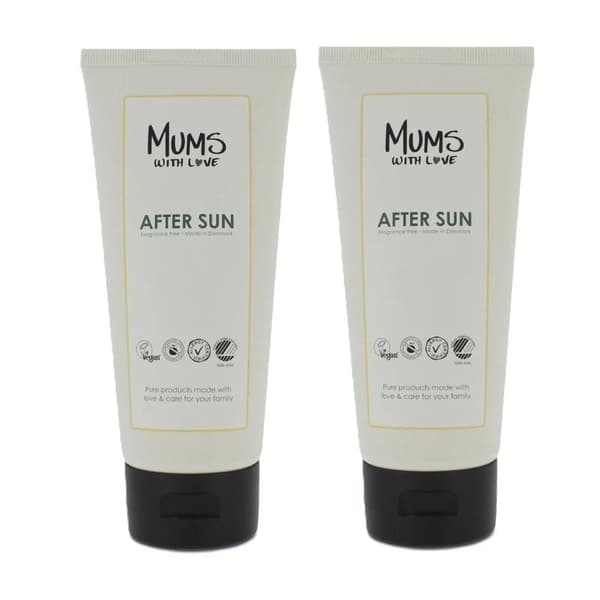 After Sun Lotiion Sensitive Skin Mums With Love 200ml x 2 Aftersun Aloe Vera