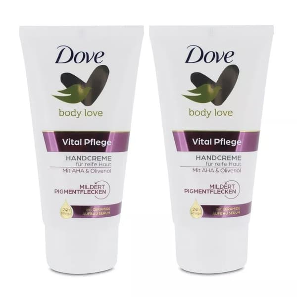 Dove Vital Care Morning Hand Cream 75ml x2 with Ceramide 24 Hours Care
