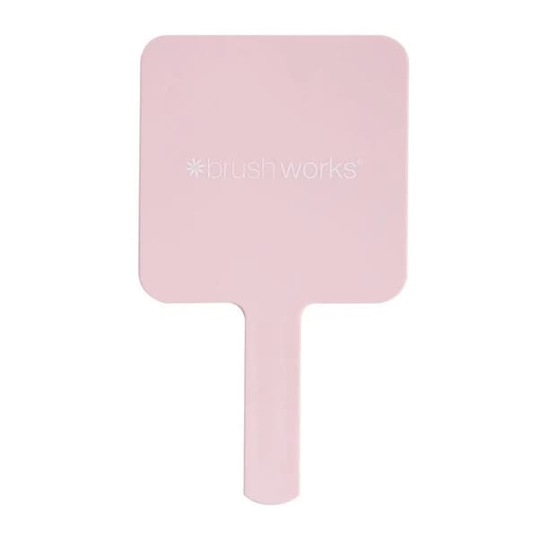 Brushworks Pink Mirror Travel On The Go