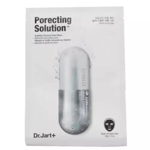 Dr.Jart+ Face Mask Dermask Porecting Solution Bubbling Charcoal Sheet Face Mask