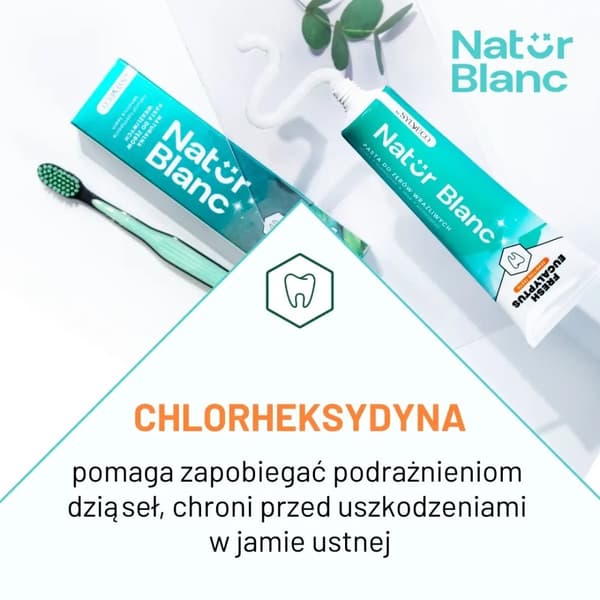 Natur Blanc FRESH EUCALYPTUS Tandkräm för känsliga tänder / SYLVEC