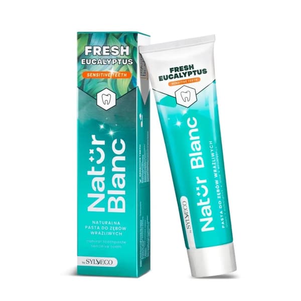 Natur Blanc FRESH EUCALYPTUS Tandkräm för känsliga tänder / SYLVEC