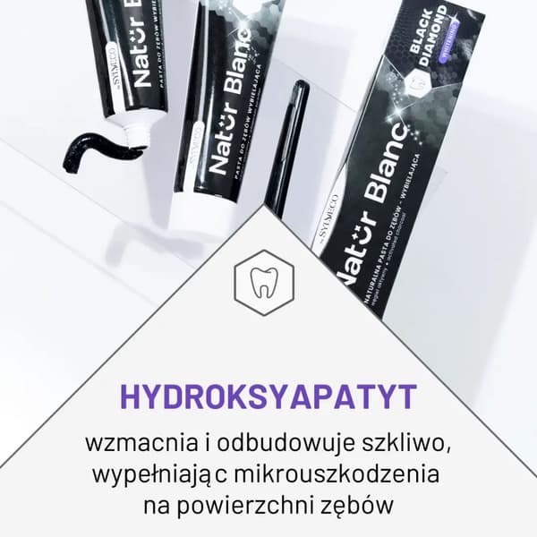 Natur Blanc BLACK DIAMOND valkaiseva hammastahna / SYLVECO