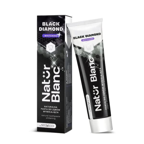 Natur Blanc BLACK DIAMOND valkaiseva hammastahna / SYLVECO