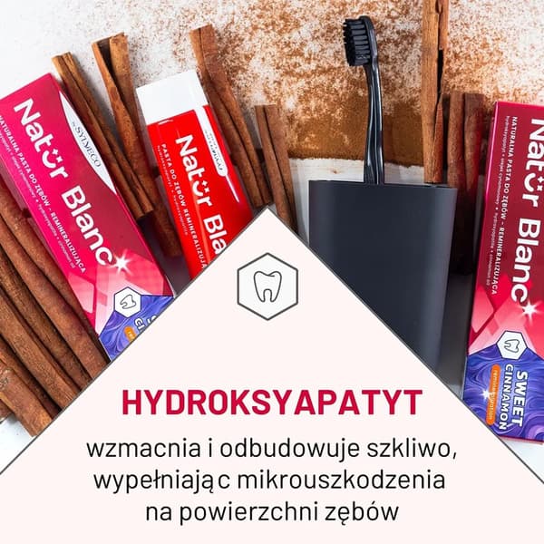 Natur Blanc SÖT KANEL Remineraliserande tandkräm / SYLVECO