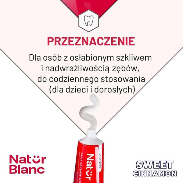 Natur Blanc SÖT KANEL Remineraliserande tandkräm / SYLVECO
