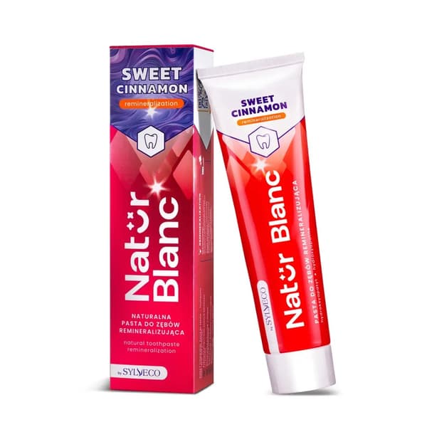 Natur Blanc SÖT KANEL Remineraliserande tandkräm / SYLVECO