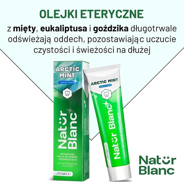 Natur Blanc ARCTIC MINT virkistävä hammastahna / SYLVECO