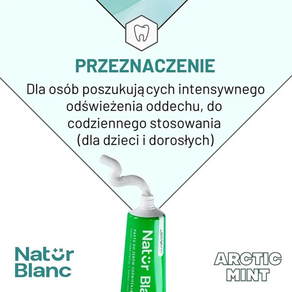 Natur Blanc Arctic Mint Uppfriskande Tandkräm / SYLVECO