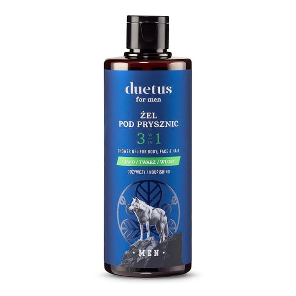 DUETUS FOR MEN 3in1 ravitseva suihkugeeli ONEMILLION 300 ml