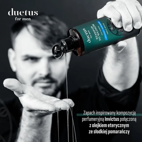 DUETUS FÖR MÄN Återfuktande hårschampo INVICTUS 300 ml