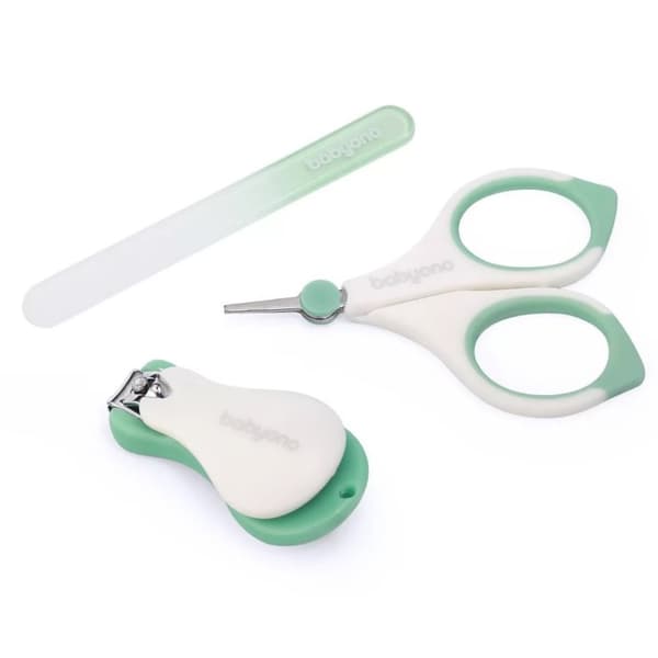 Baby nagelvårdsset GRÖNT, Babyono