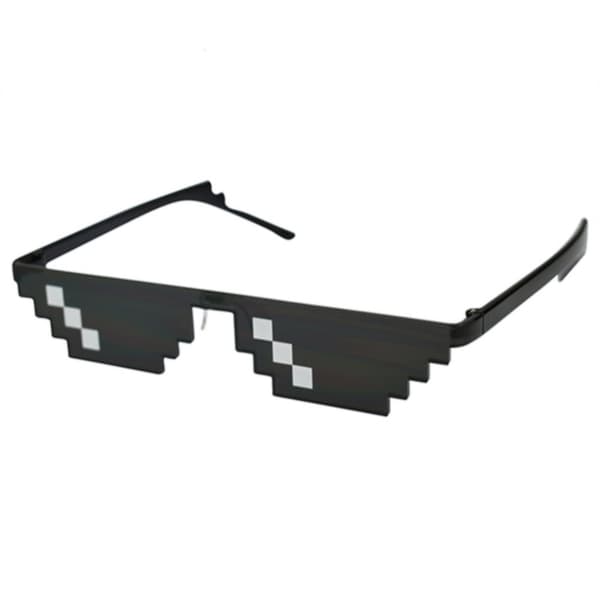 Sort Thug Life Briller Meme Solbriller Pixel Sort