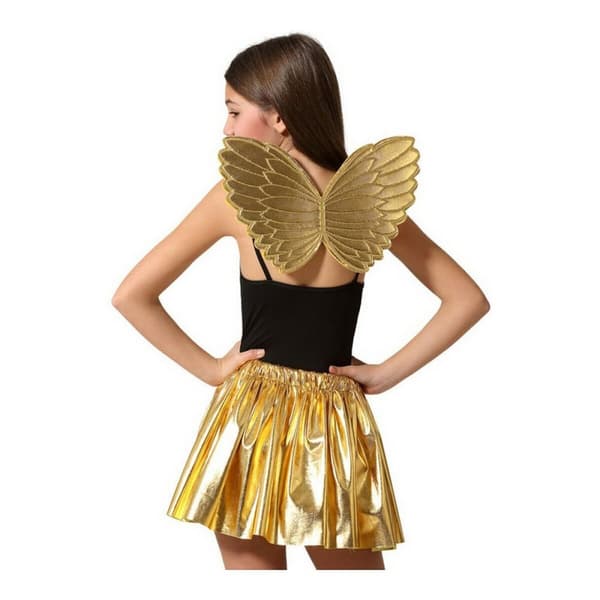 Fairy Wings Children's Tutu Gold colour