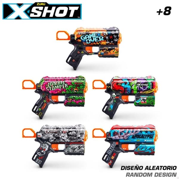 Dart blaster Zuru X-Shot Flux 21,5 x 14 x 4 cm (12 Units)