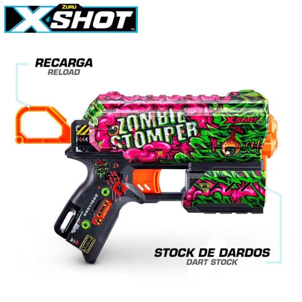 Dart blaster Zuru X-Shot Flux 21,5 x 14 x 4 cm (12 Units)