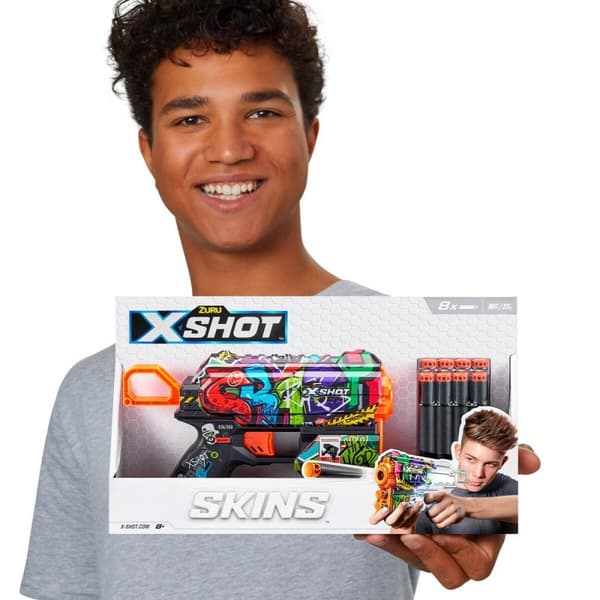 Dart blaster Zuru X-Shot Flux 21,5 x 14 x 4 cm (12 Units)