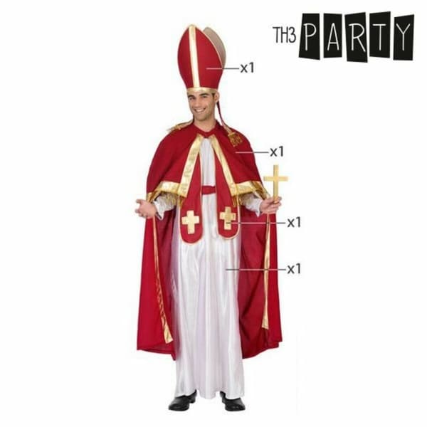 Costume for Adults Th3 Party Multicolour (4 Pieces)